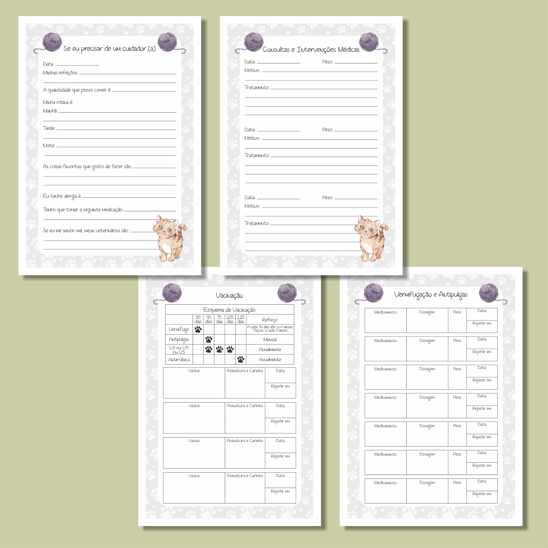 Planner Pet - Gato - Imagem 2