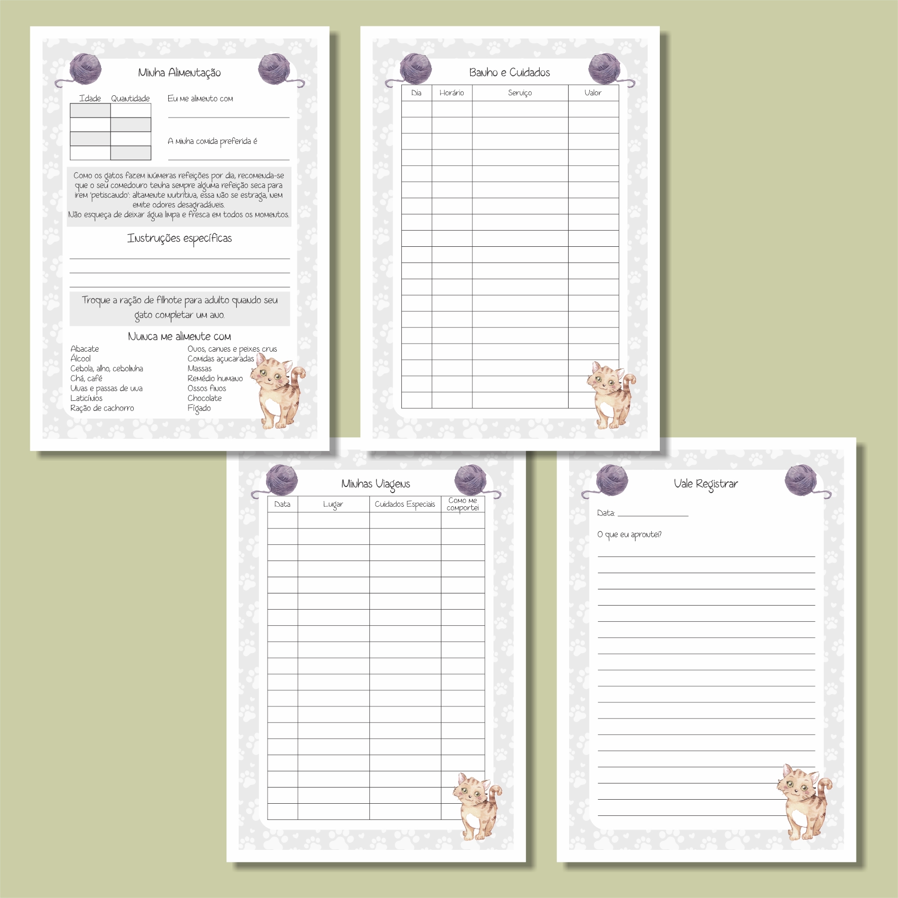 Planner Pet - Gato - Imagem 3