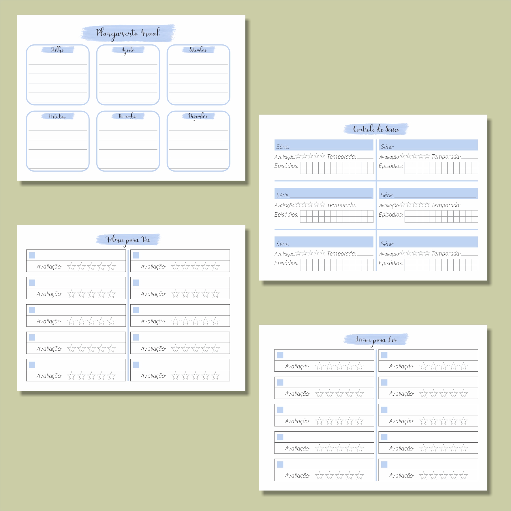 Mini Planner Soft - Azul - Imagem 2