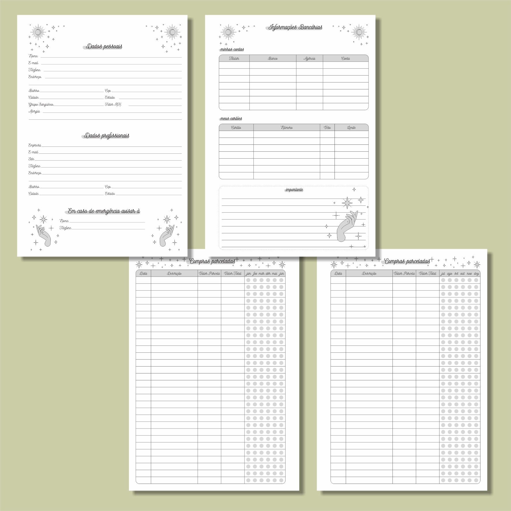 Coleção Signos - Planner Financeiro