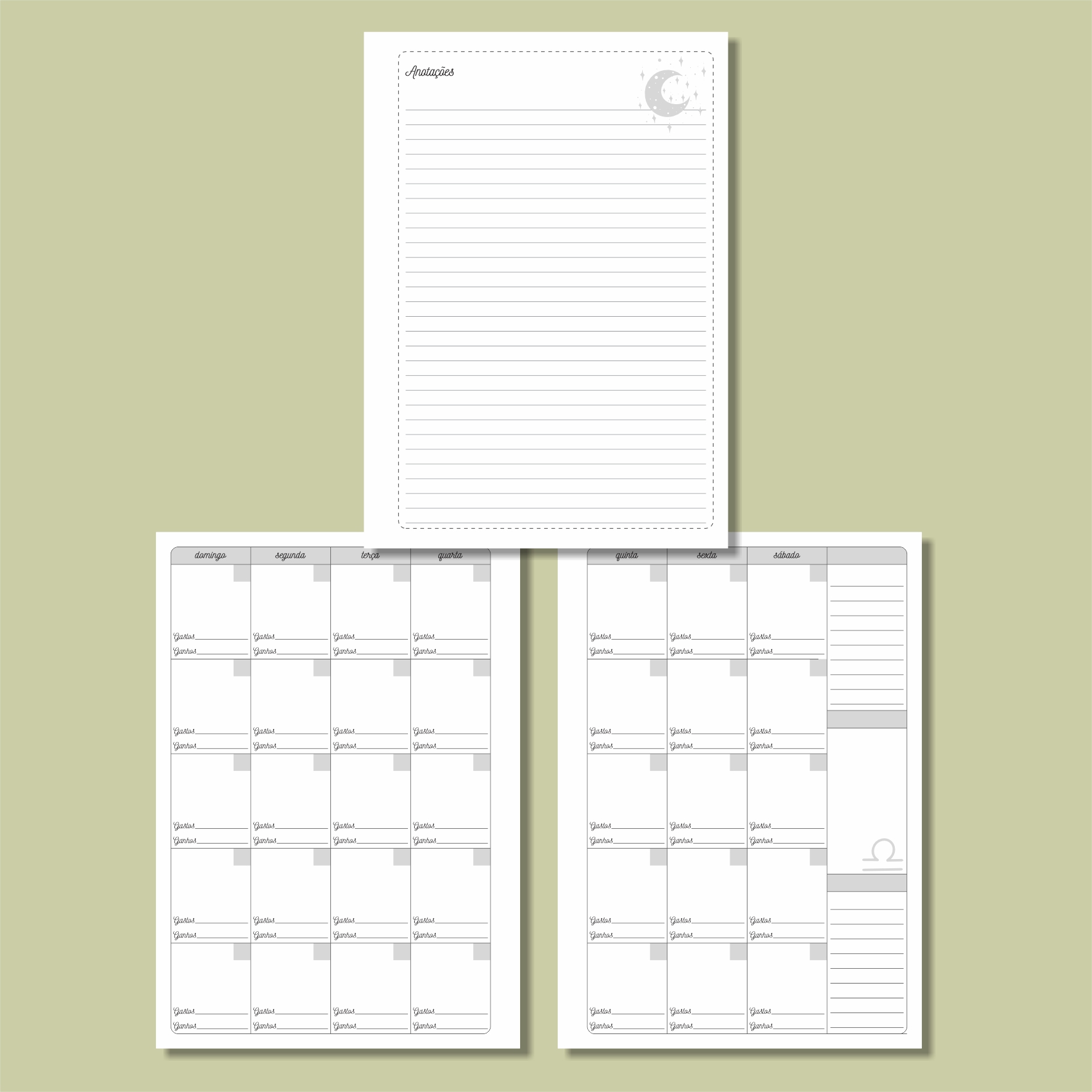 Coleção Signos - Planner Financeiro - Imagem 2