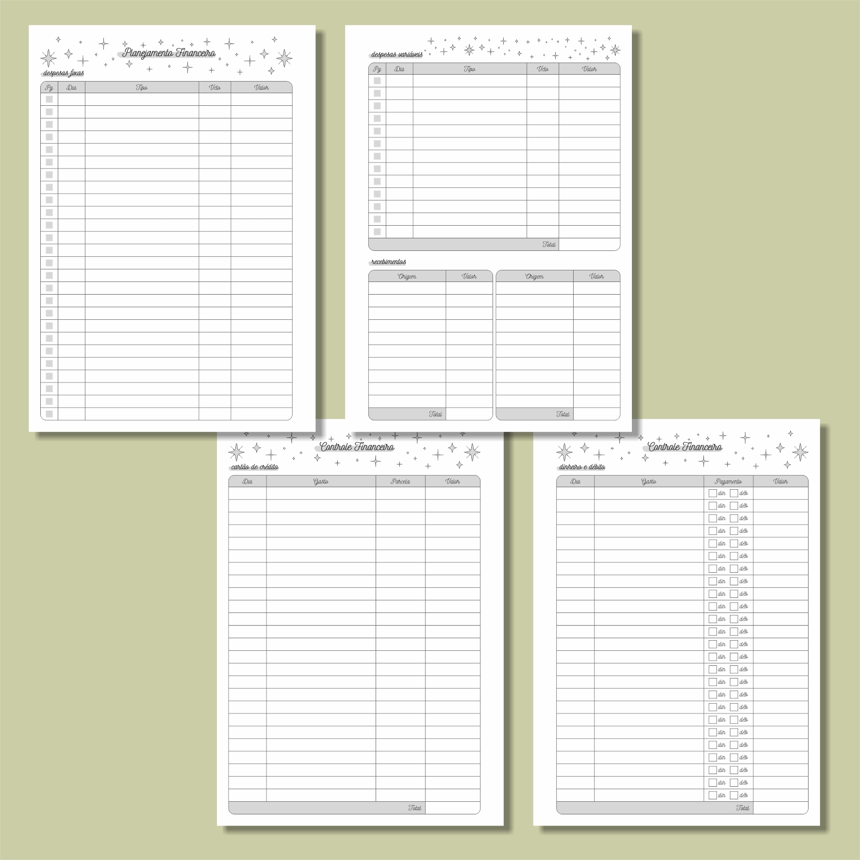 Coleção Signos - Planner Financeiro - Imagem 3