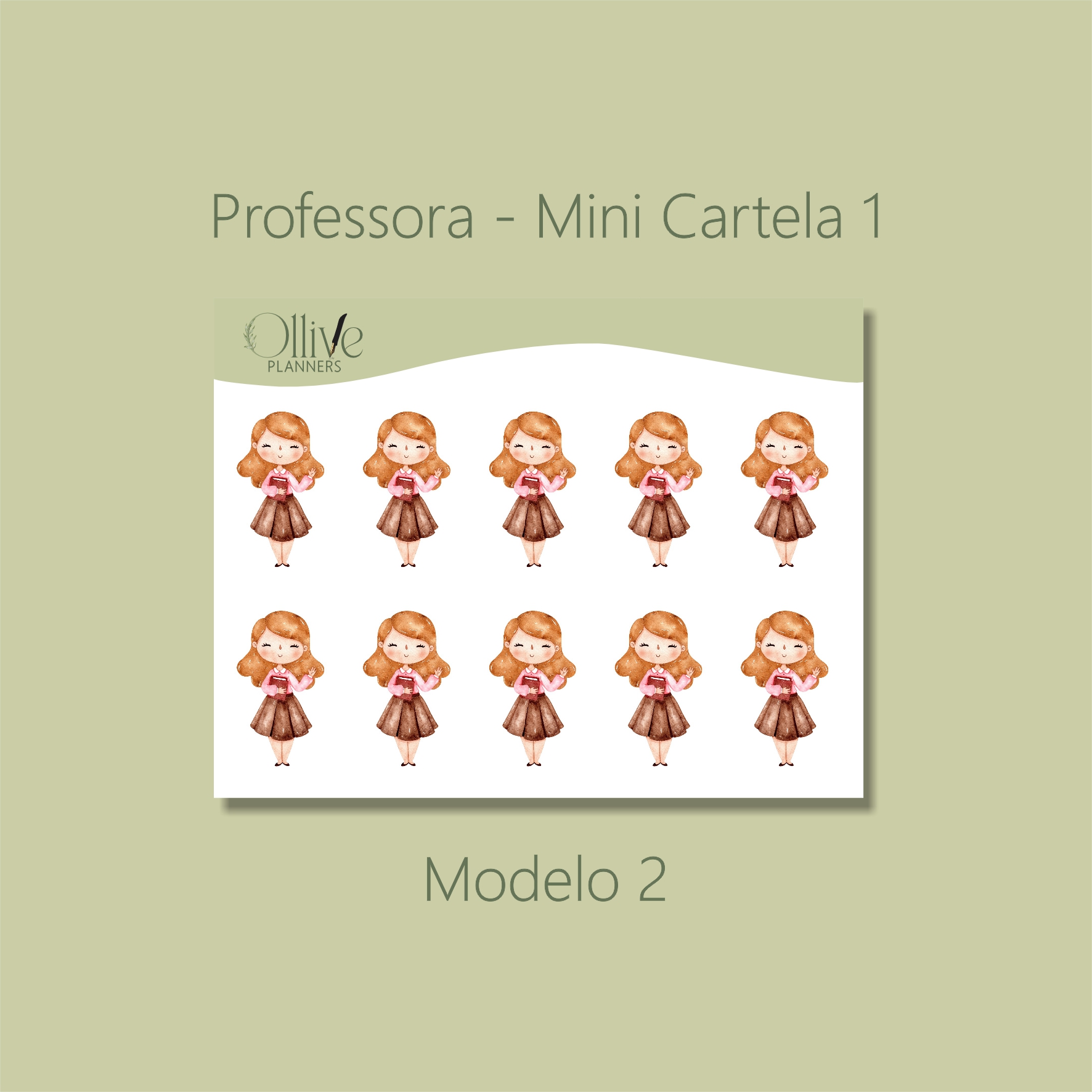 Coleção Professora - Mini cartela 1 - Imagem 2