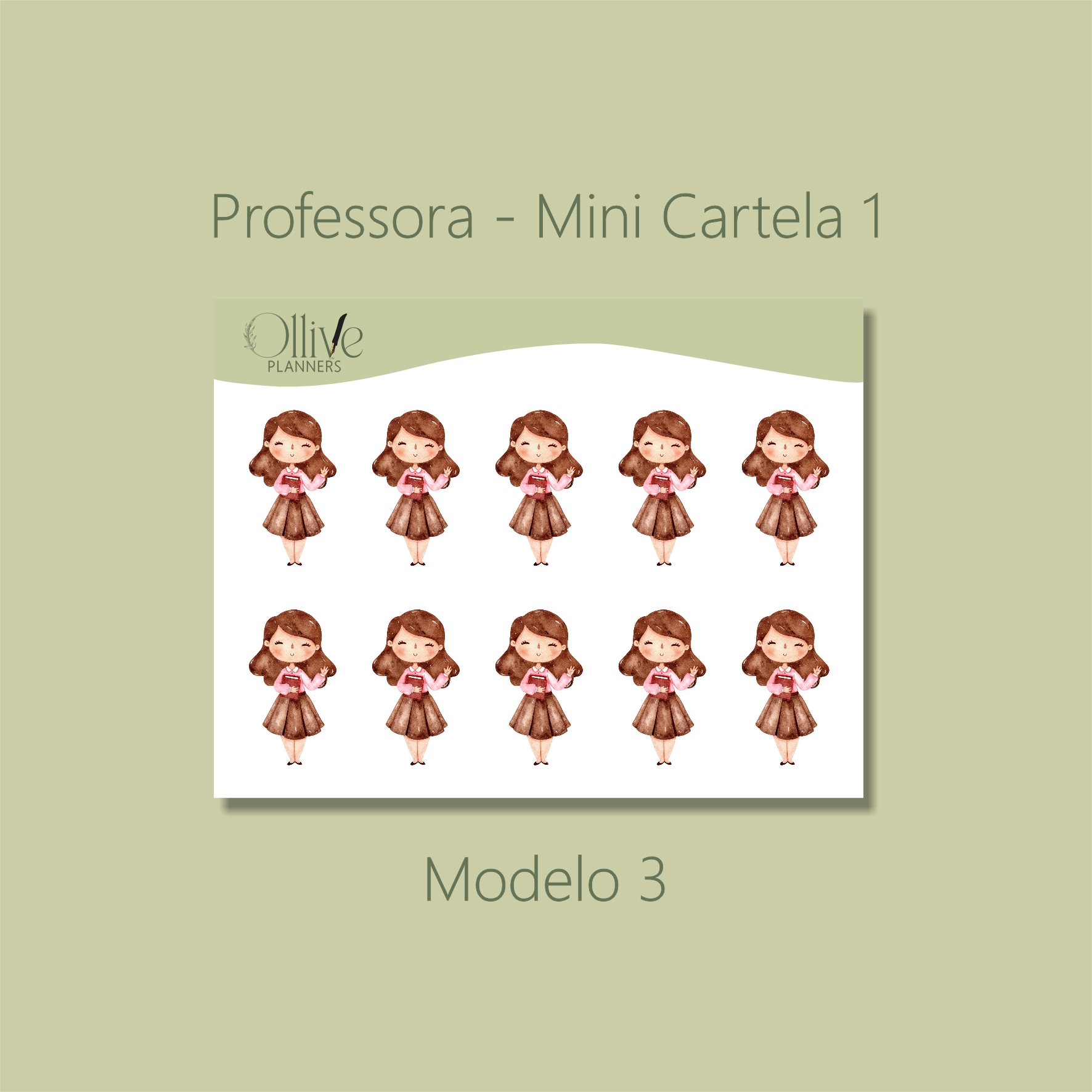 Coleção Professora - Mini cartela 1 - Imagem 3
