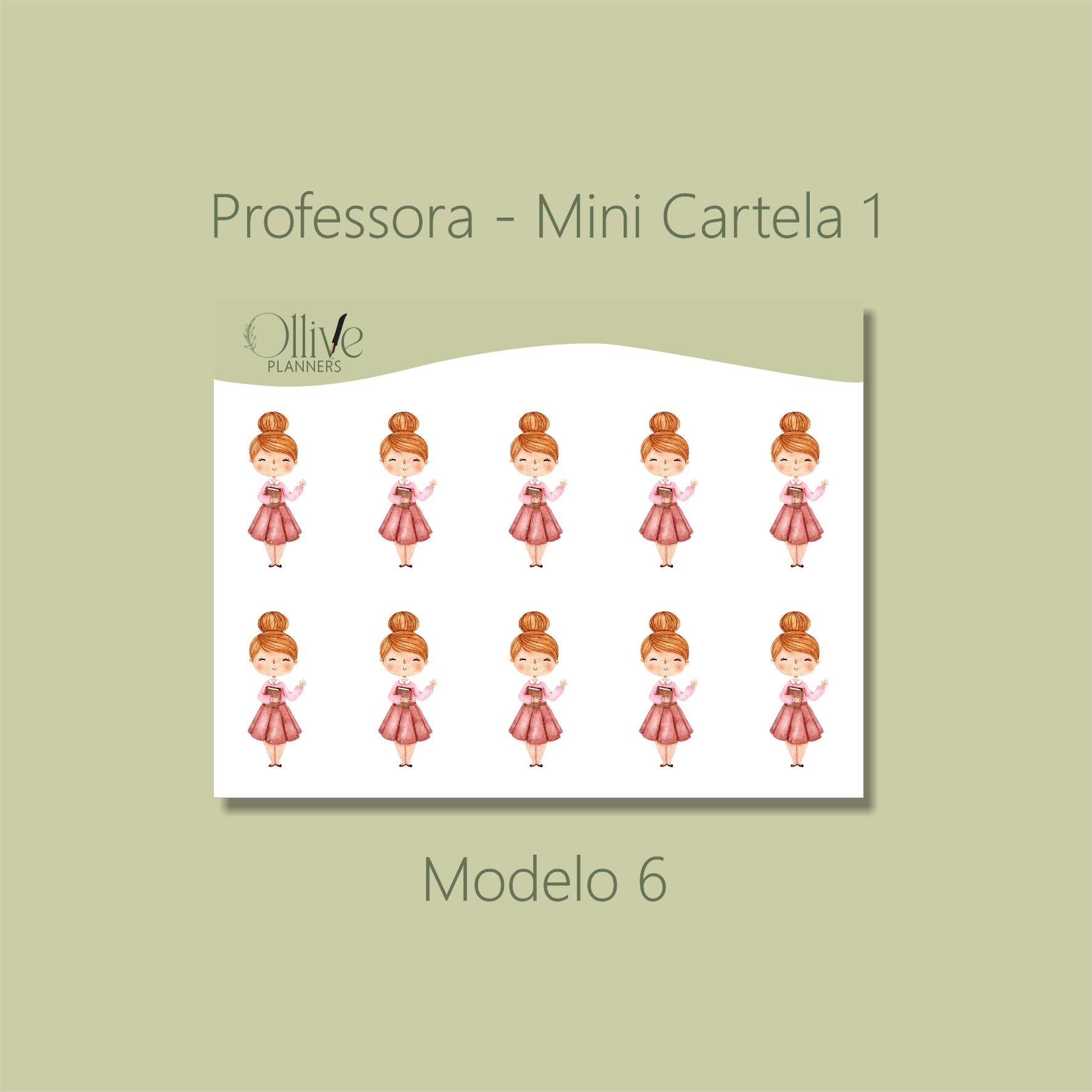 Coleção Professora - Mini cartela 1 - Imagem 6