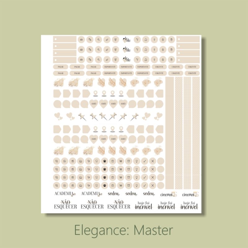 Cartela principal (o Planner já vai com uma)