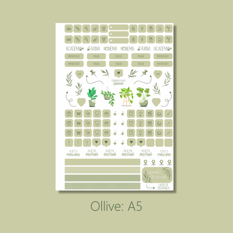 Cartela principal (o Planner já vai com uma)