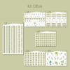 Ollive - Kit (1 cartela grande e 5 mini cartelas)