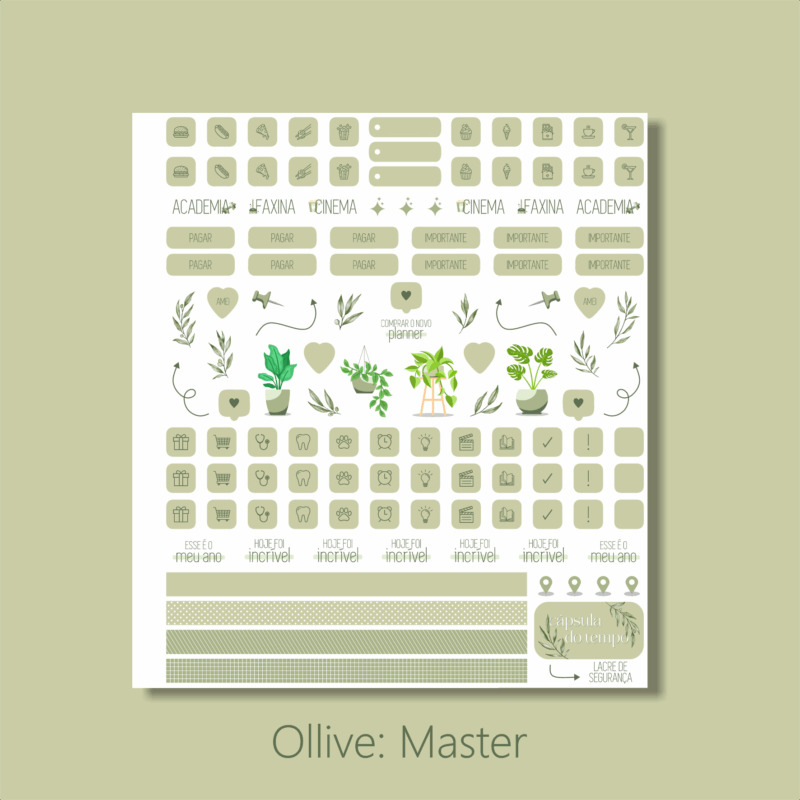 Cartela principal (o Planner já vai com uma)